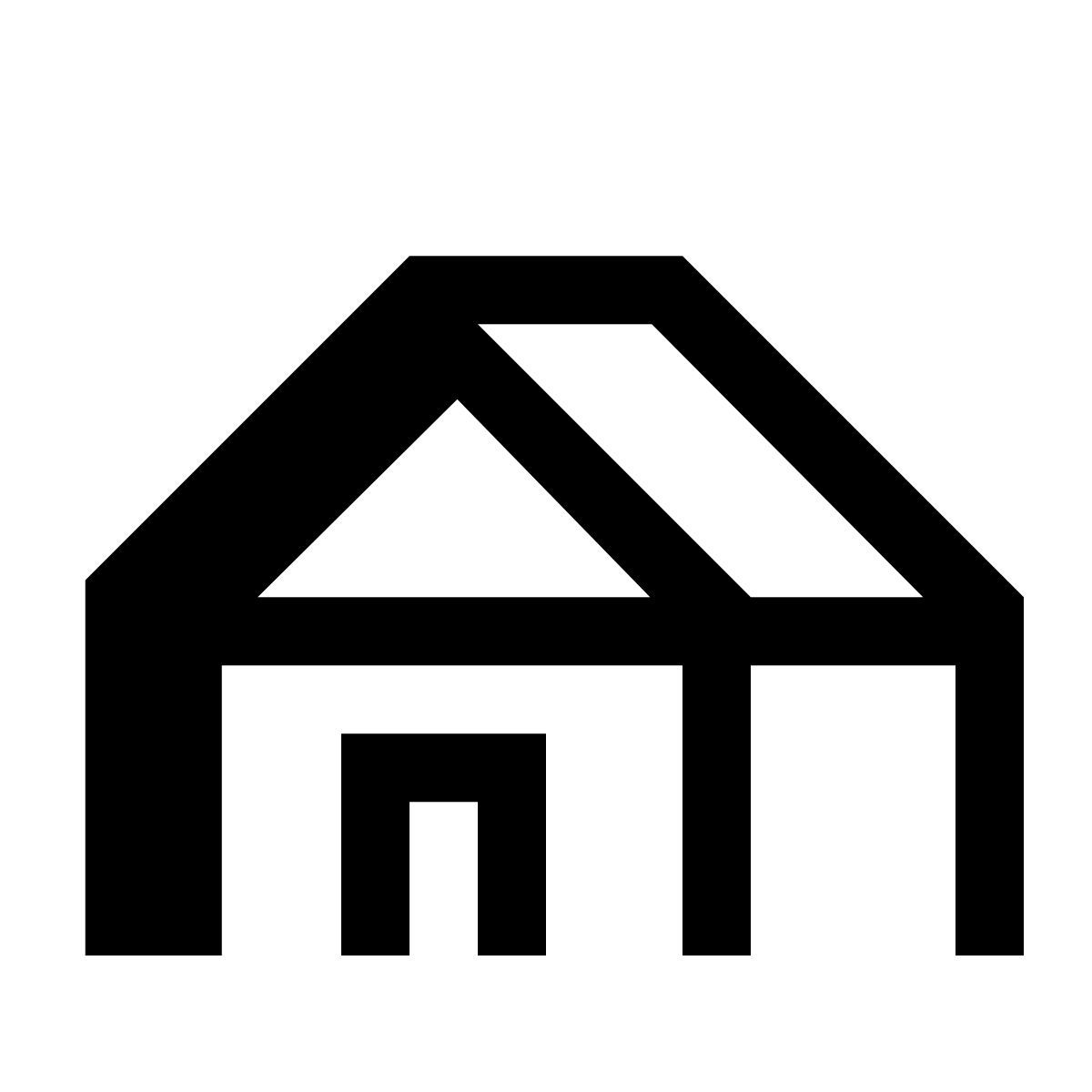 hatch style 온실 icon