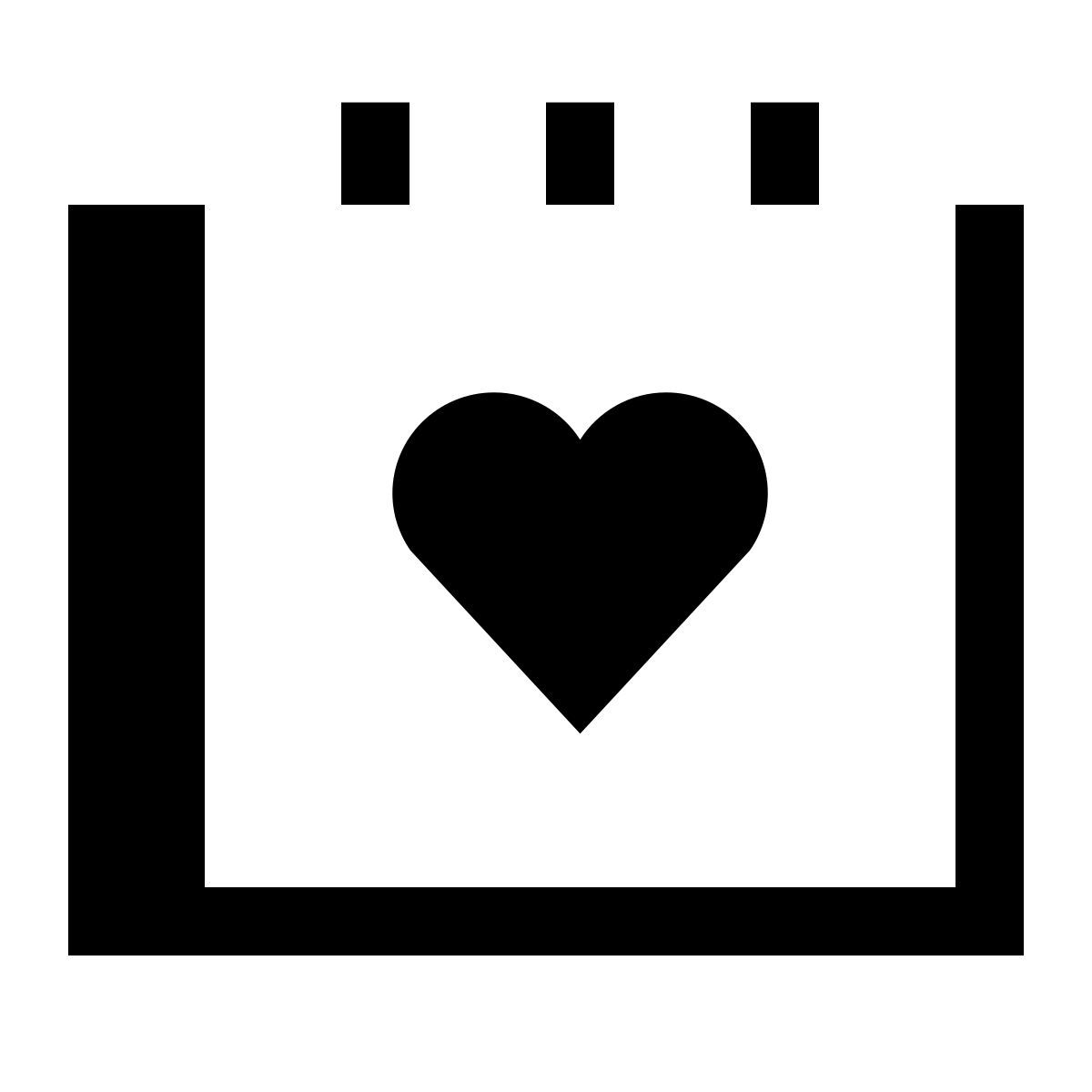 hatch style health calendar icon