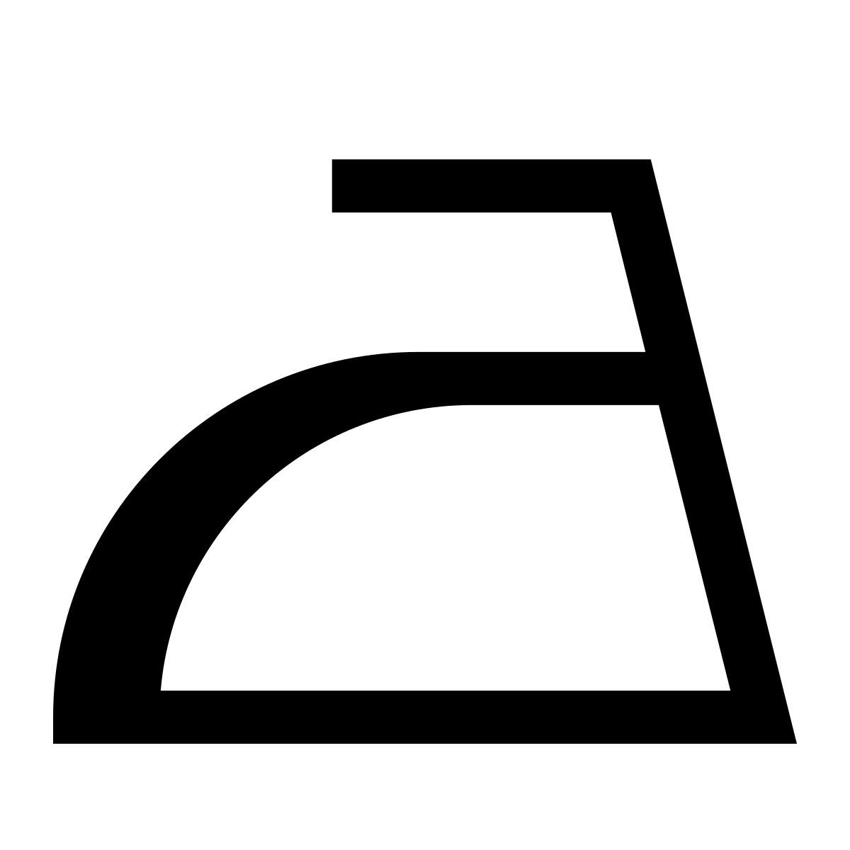 hatch style ironing icon