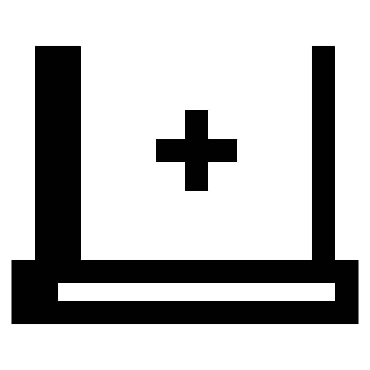 hatch style 노트북 의료 icon