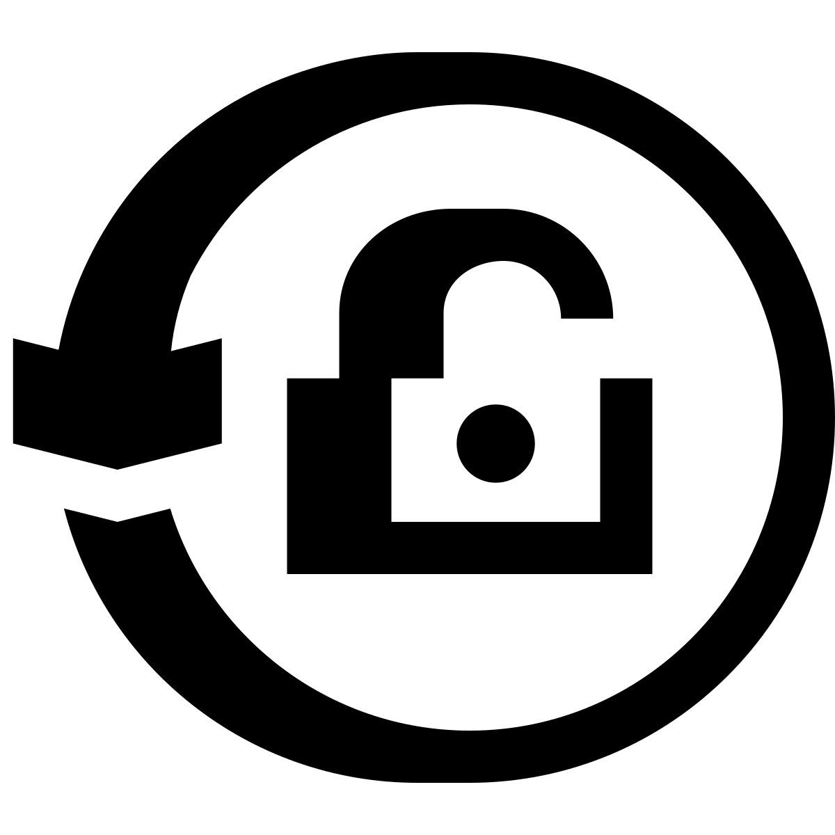 hatch style lock orientation icon
