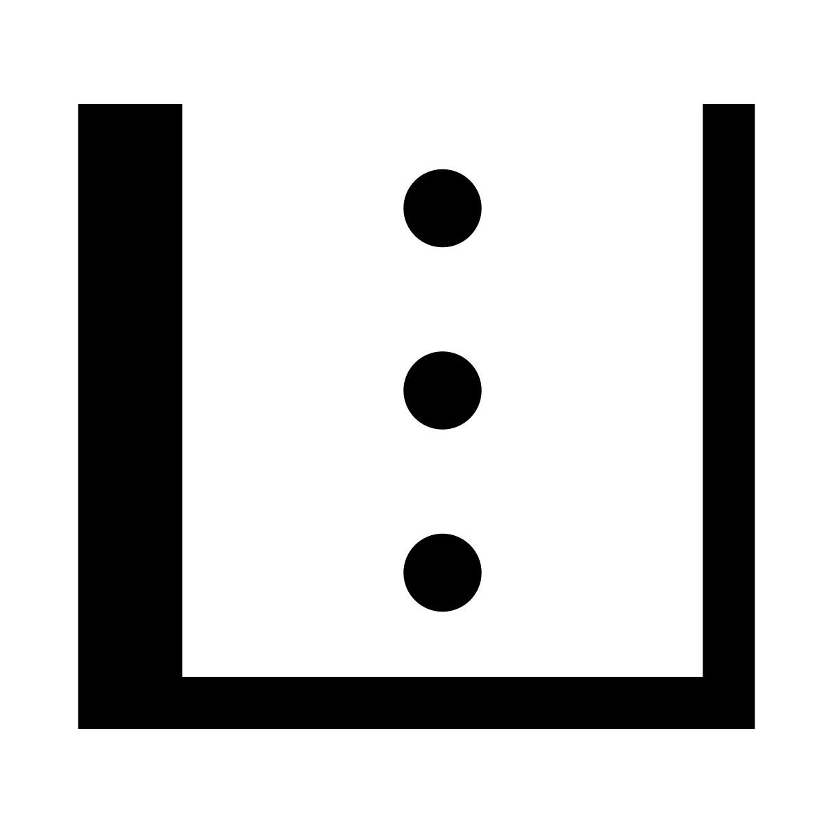 hatch style menu quadrado icon