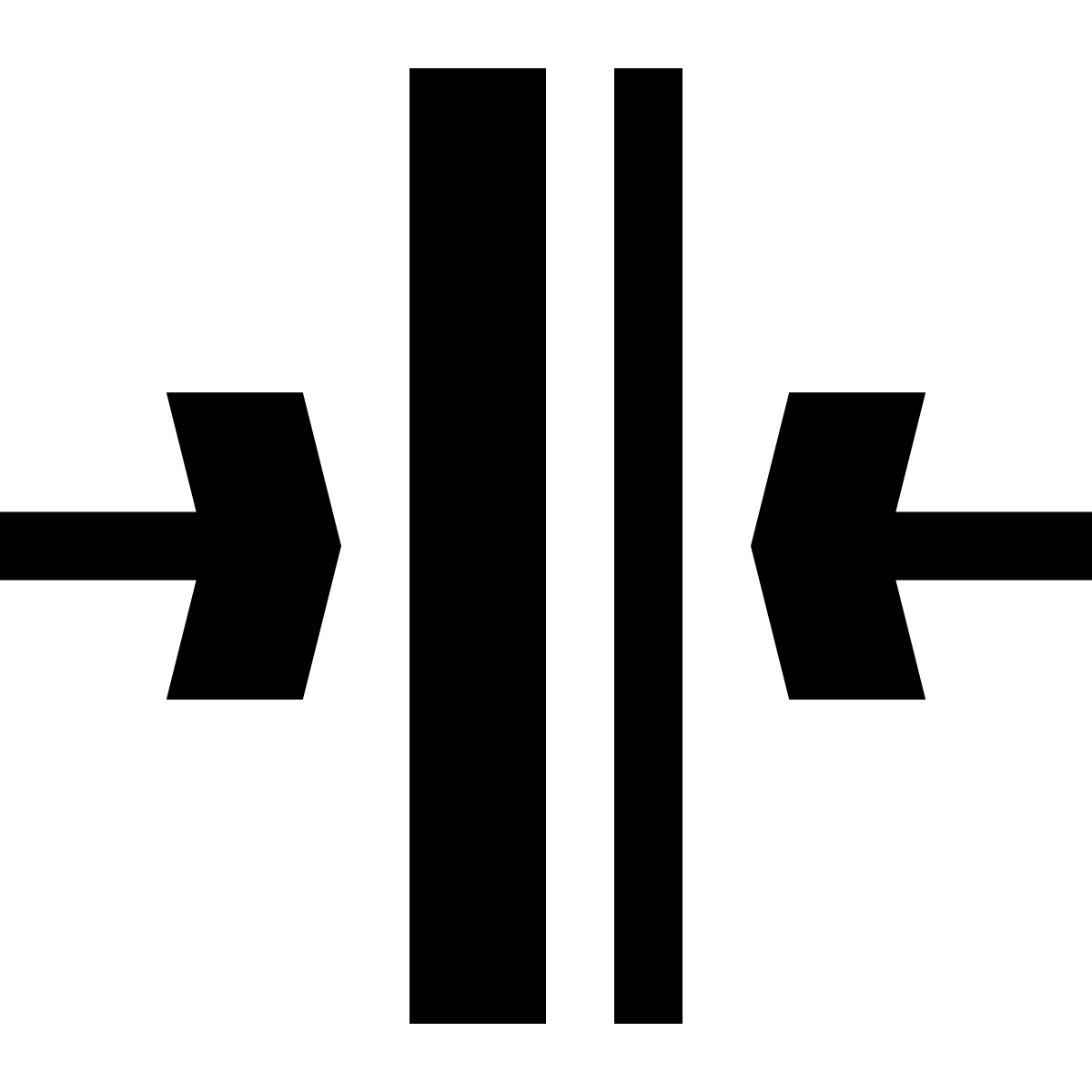 hatch style merge vertical icon