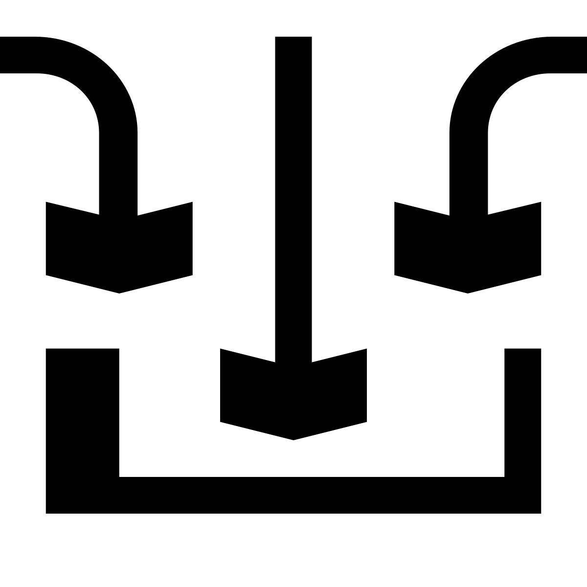 hatch style mehrere eingänge icon