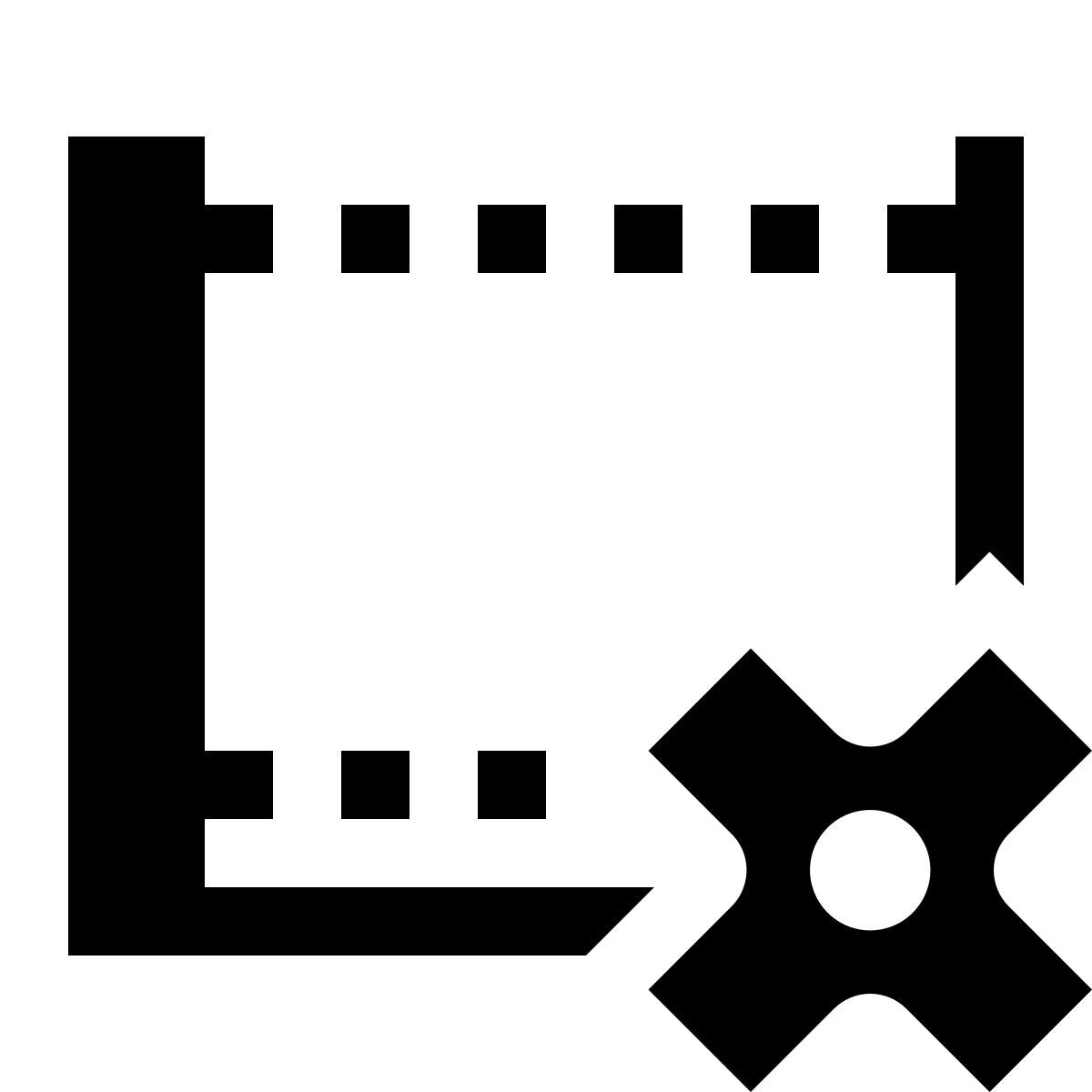 hatch style new movie film strip icon