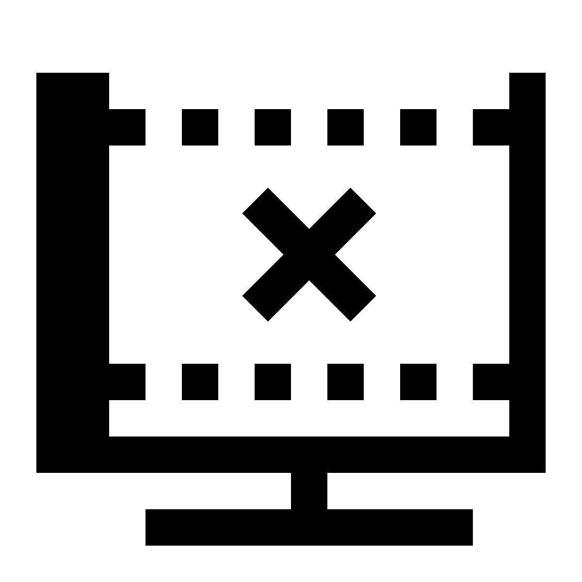 hatch style ocultando quadros de vídeo icon