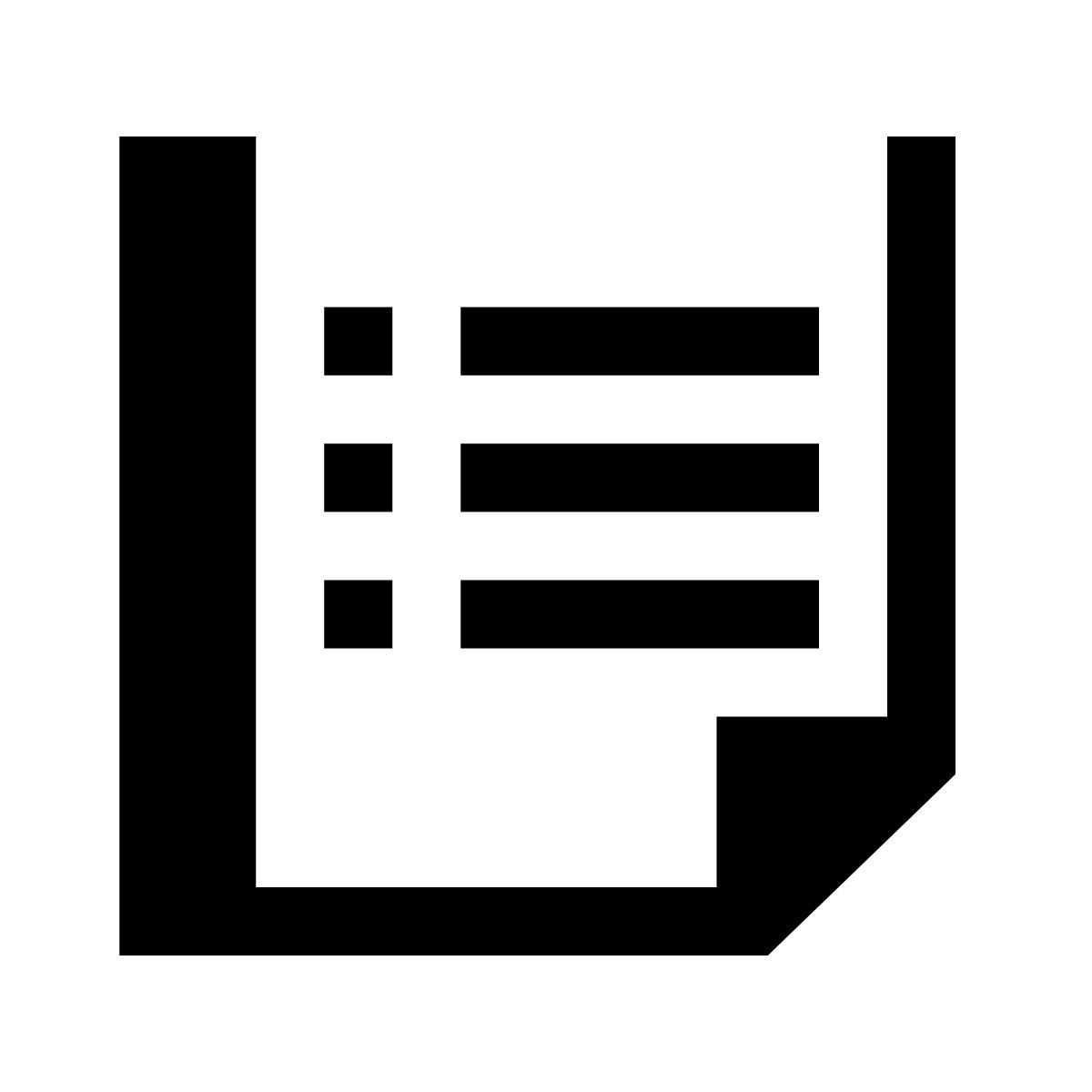 hatch style note icon
