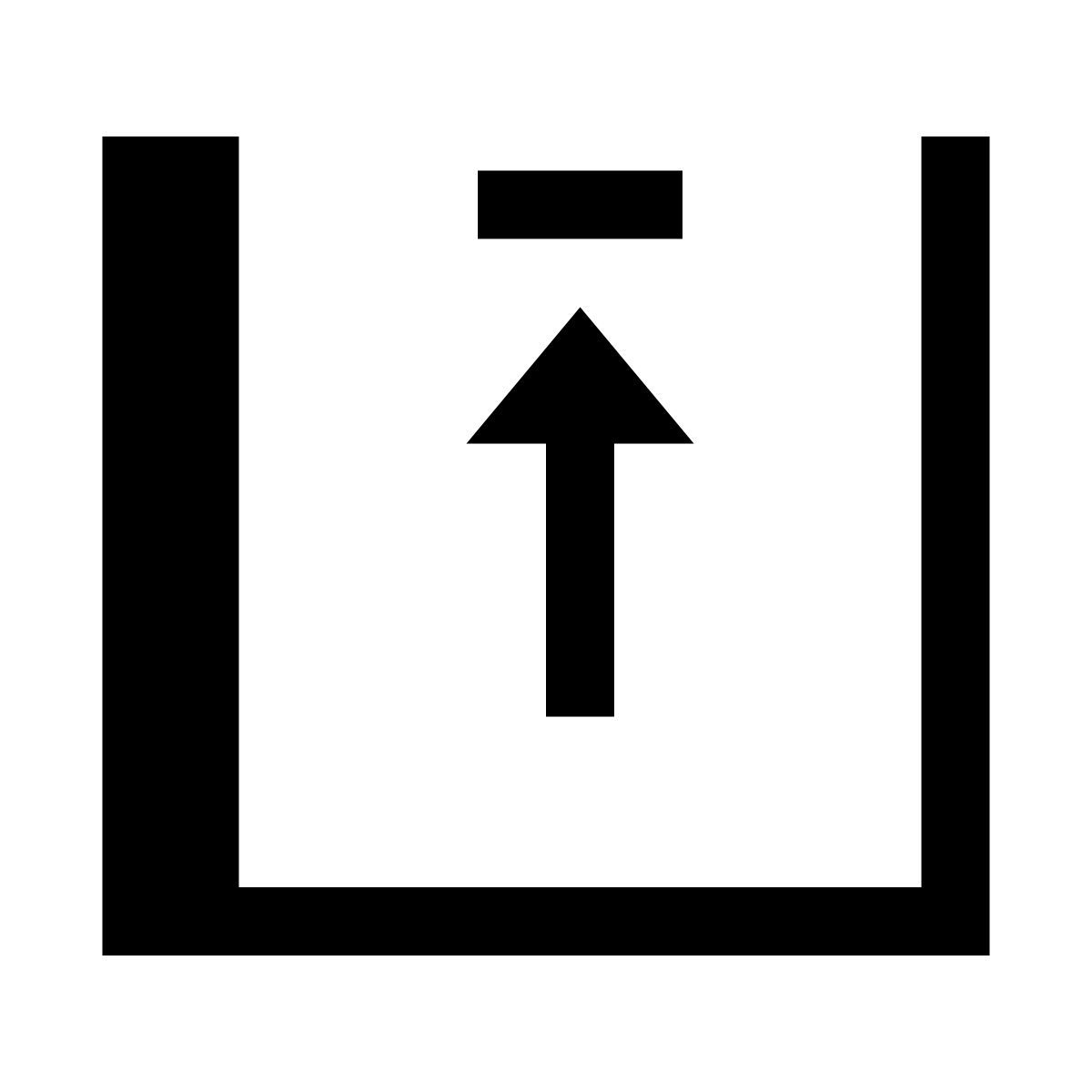 hatch style page up button icon