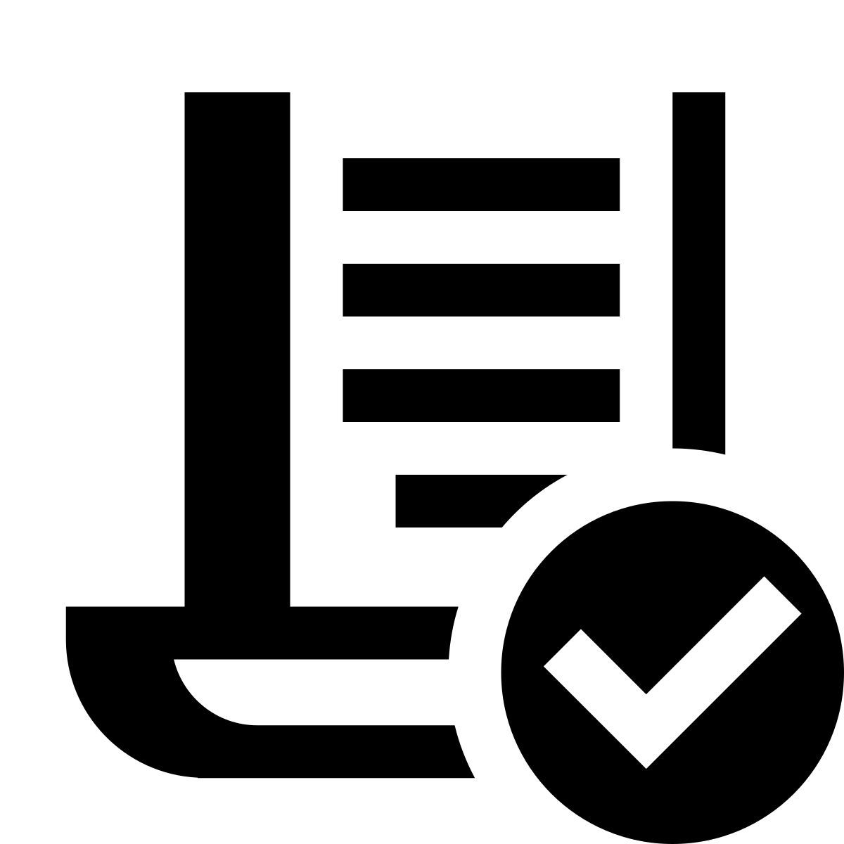 hatch style reçu approuvé icon