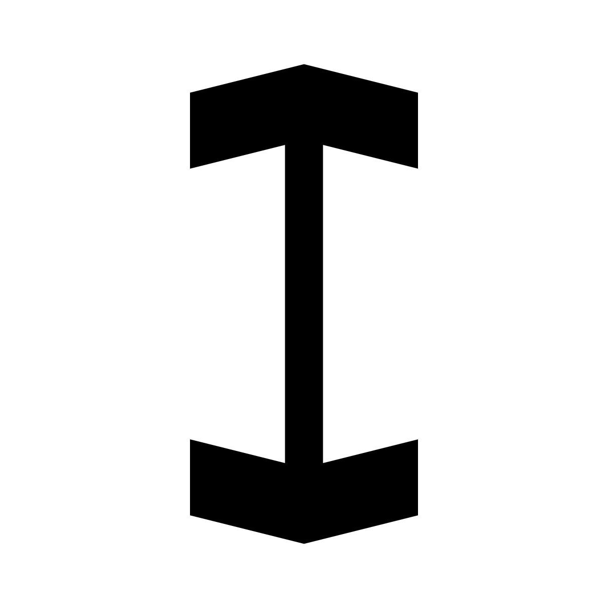 hatch style resize vertical icon