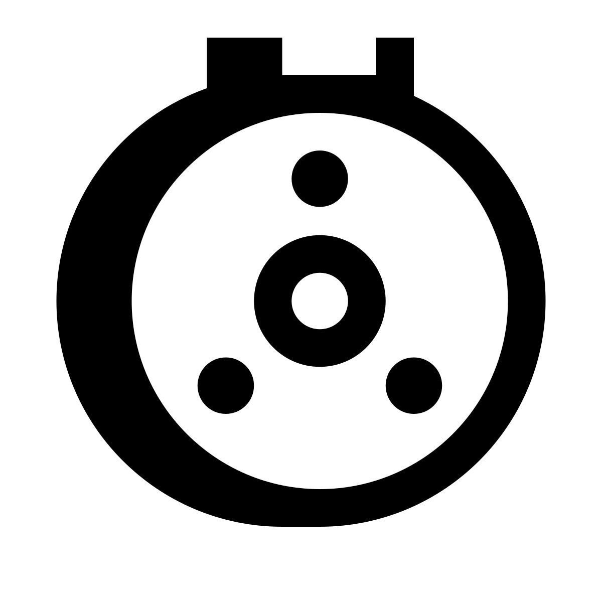 hatch style rotary inclinometer icon