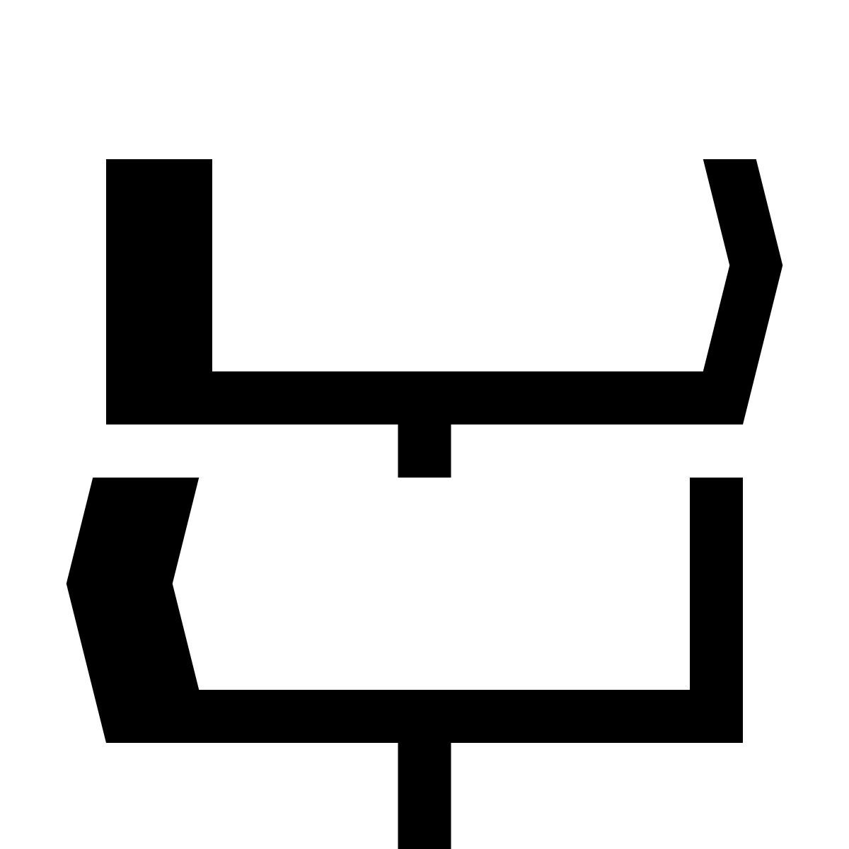 hatch style cartello turistico icon