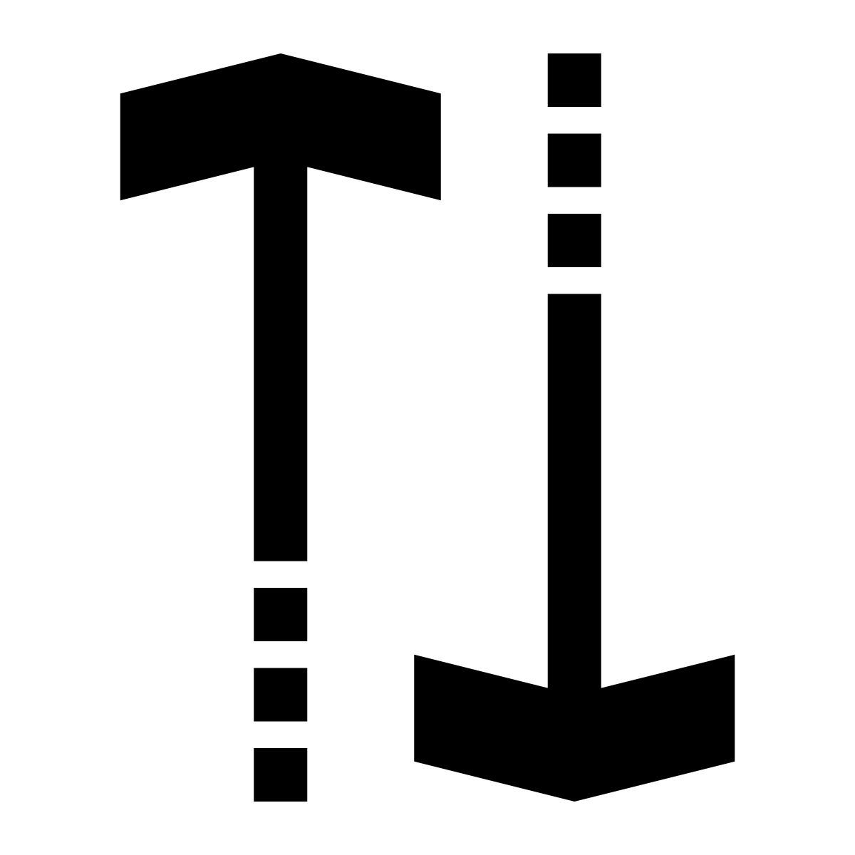 hatch style sorting arrows icon