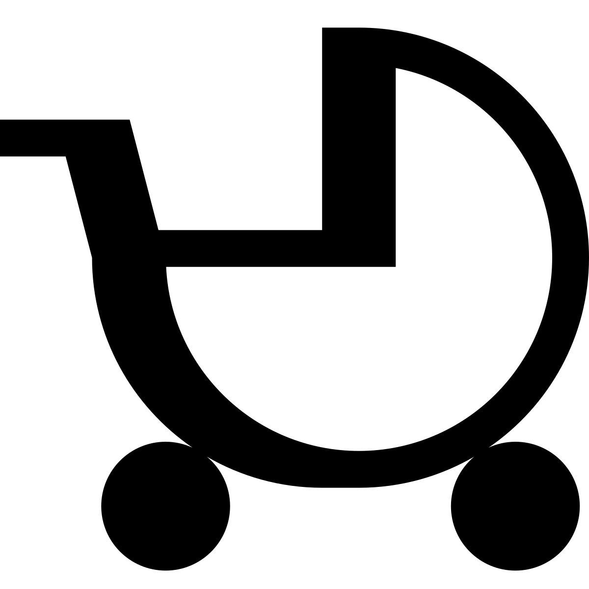 hatch style coche de niño icon