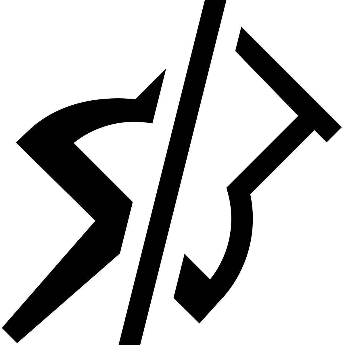 hatch style unpin icon