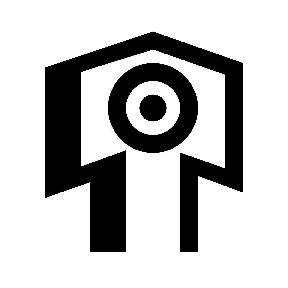 hatch style up arrow icon