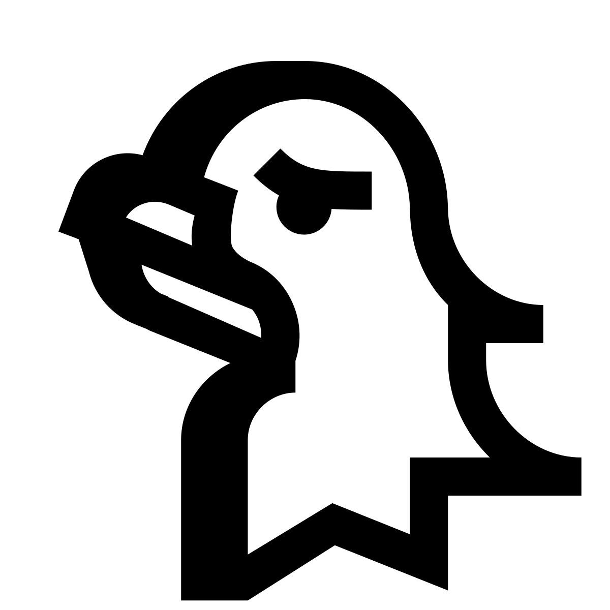 hatch style 미국 공수 icon