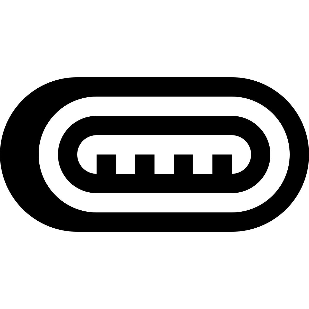 hatch style usb tipo c icon