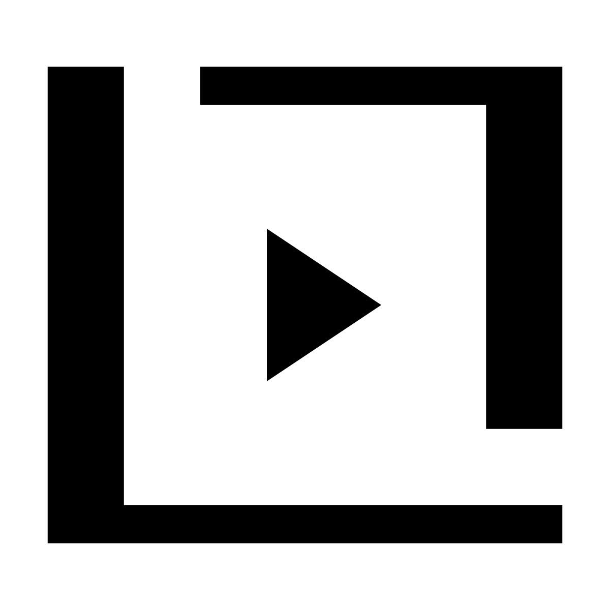 hatch style video crop icon