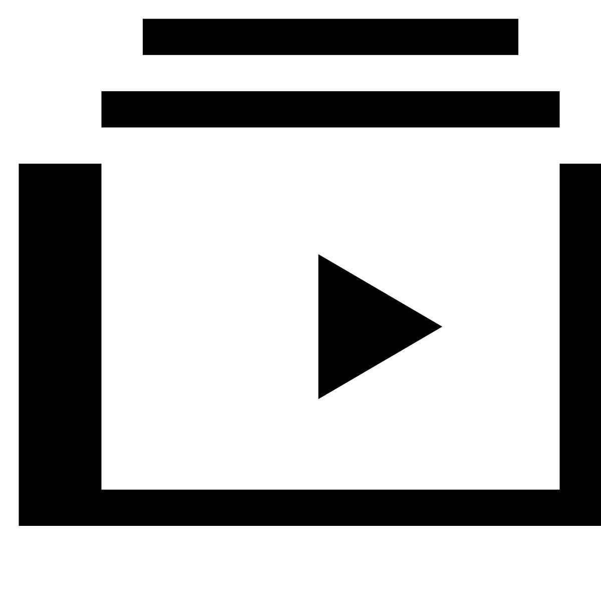 hatch style liste de lecture vidéo icon