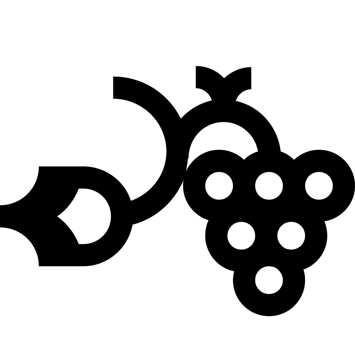 hatch style tralcio di vite icon