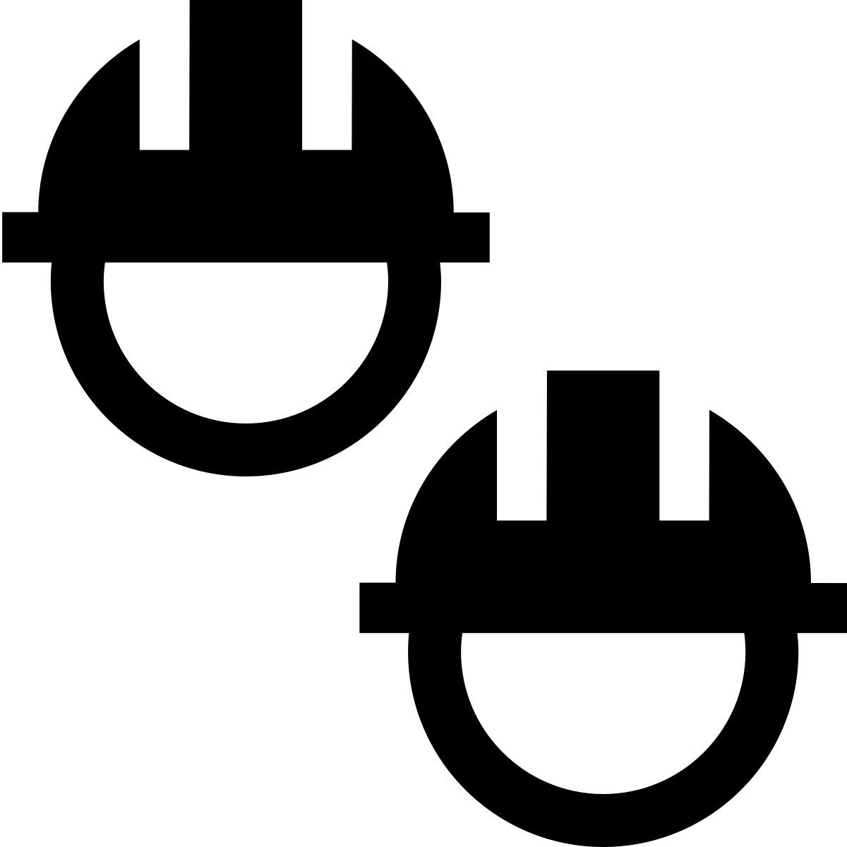 hatch style trabajadores masculinos icon