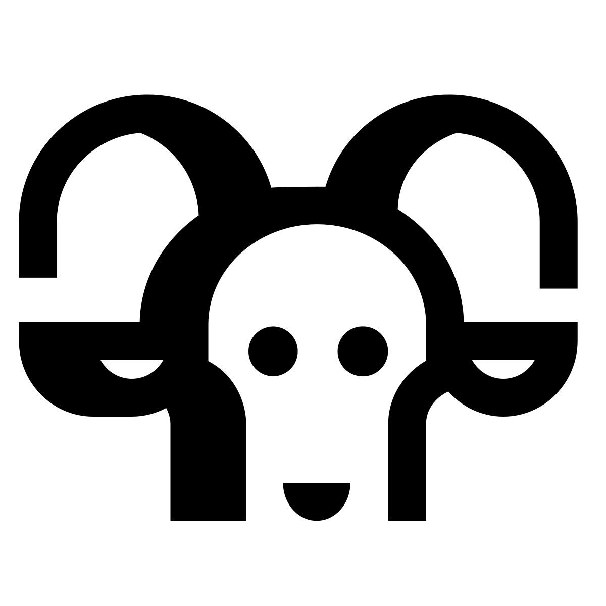 hatch style jahr der ziege icon