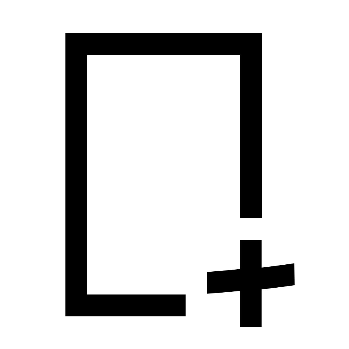 hieroglyphs style add column icon