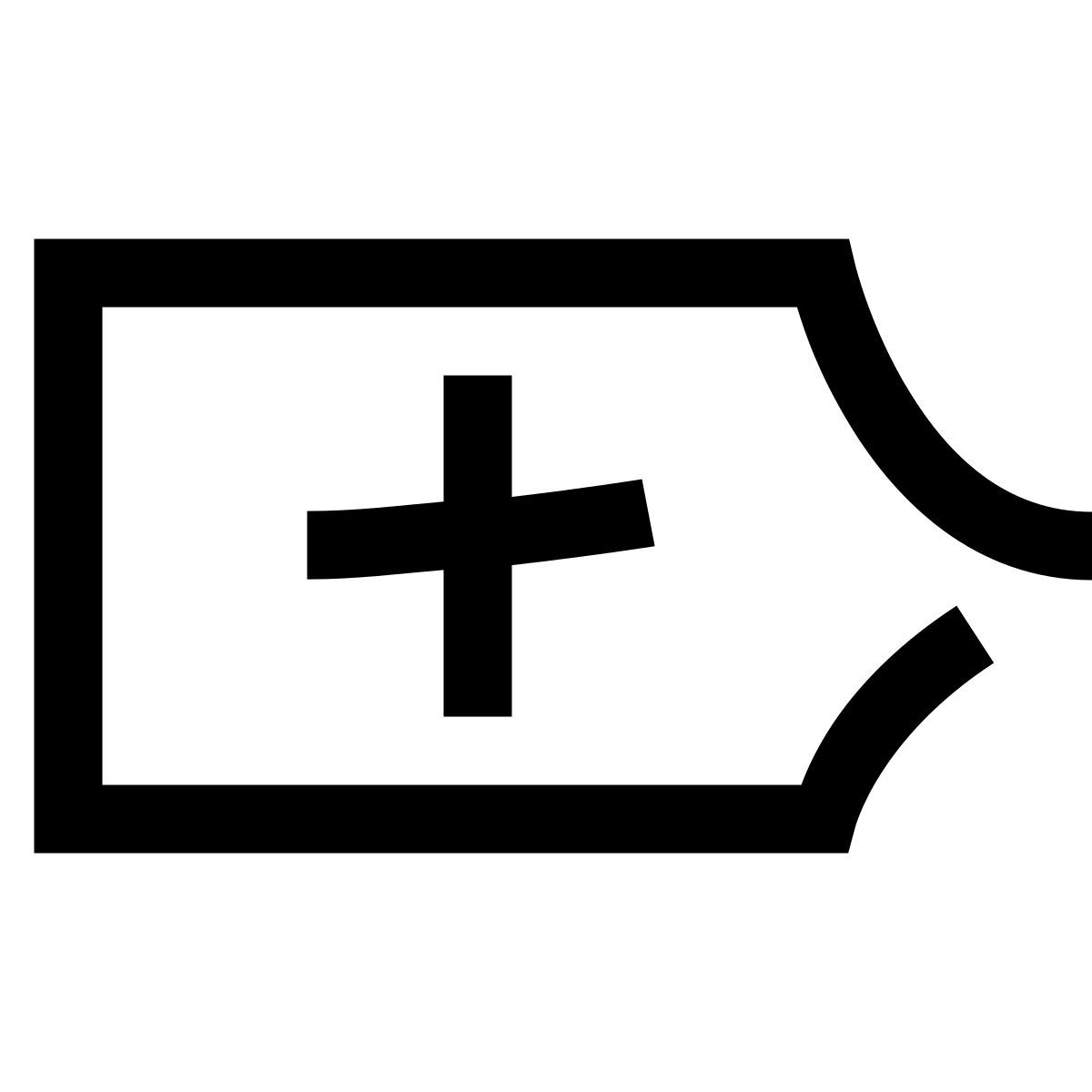 hieroglyphs style add tag icon