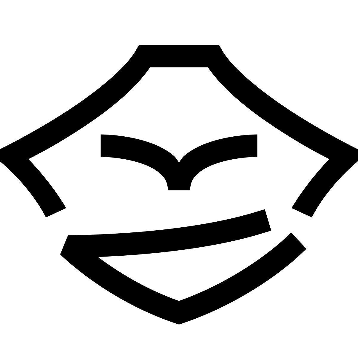 hieroglyphs style air pilot hat icon