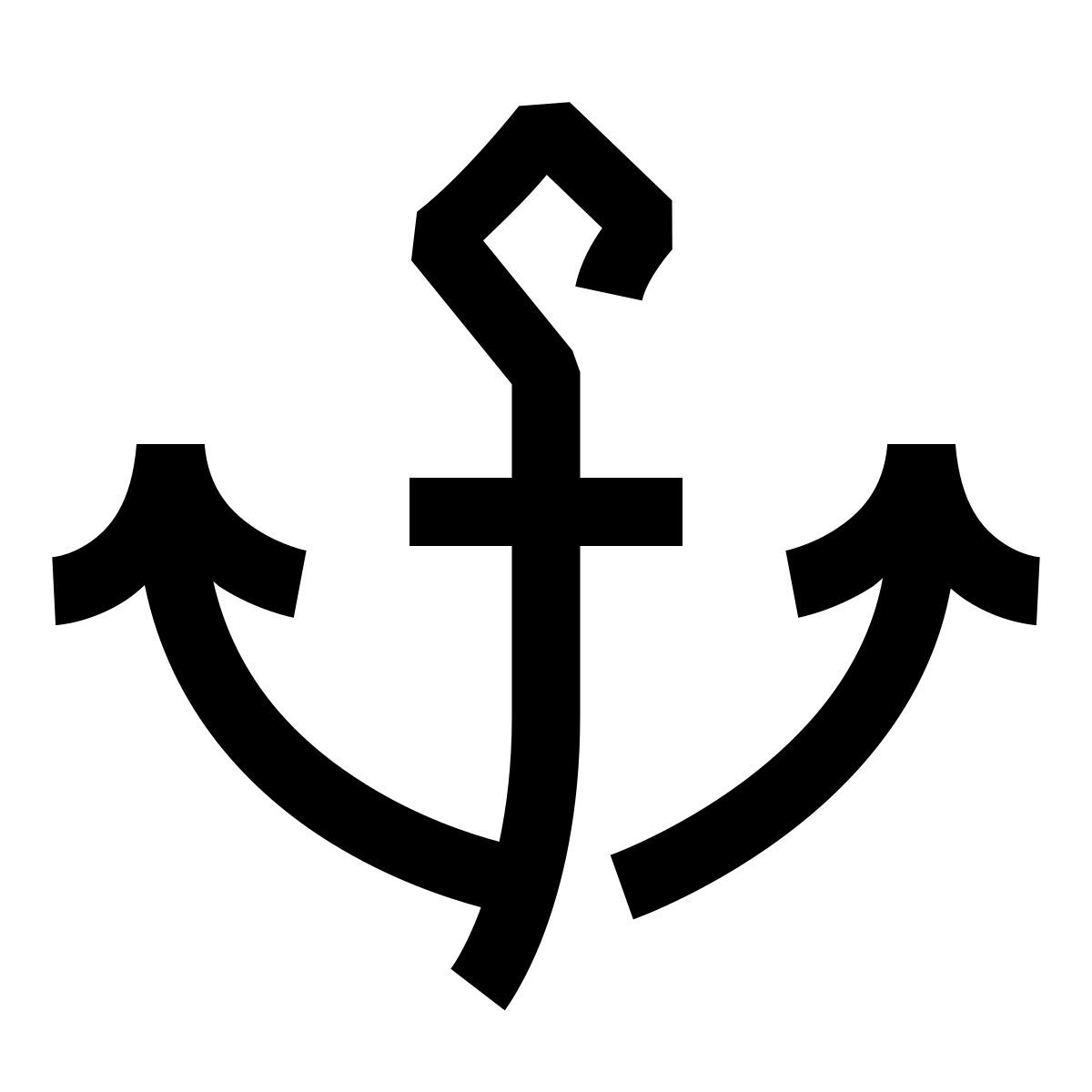 hieroglyphs style ancre icon