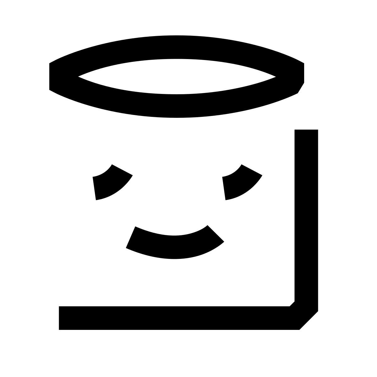 hieroglyphs style 天使 icon