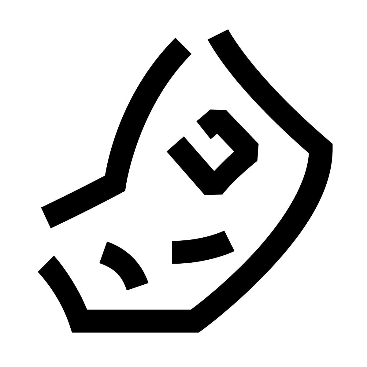 hieroglyphs style bactérias icon