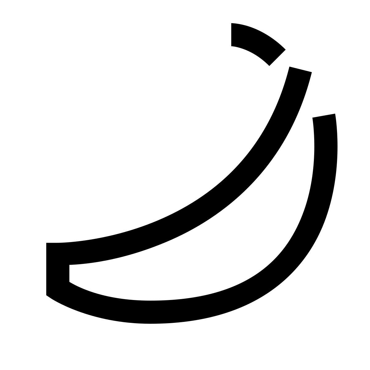 hieroglyphs style banane icon