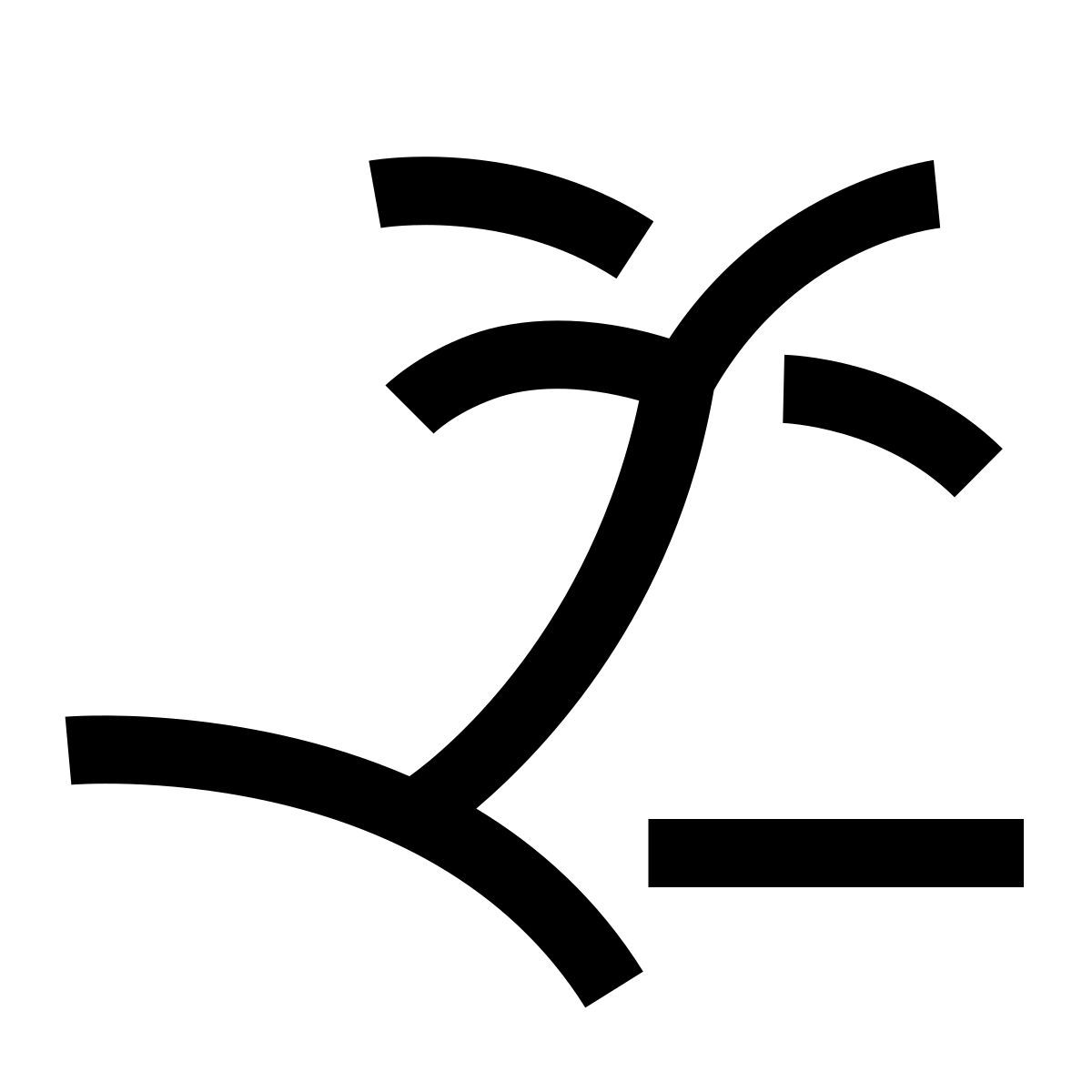 hieroglyphs style plage icon