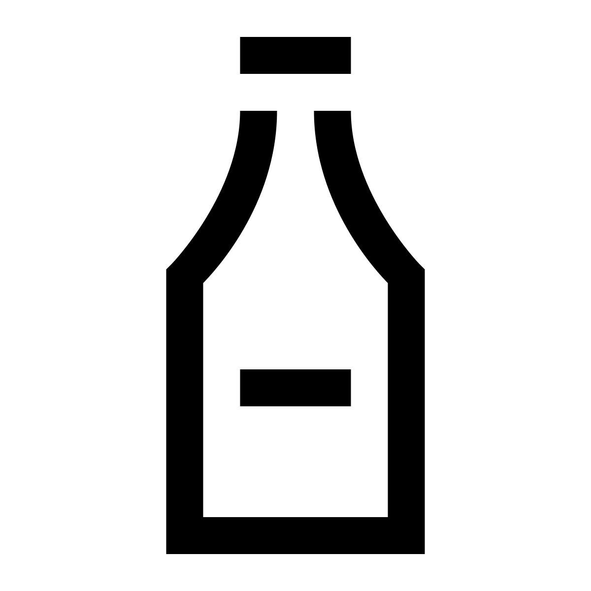 hieroglyphs style бутылка пива icon