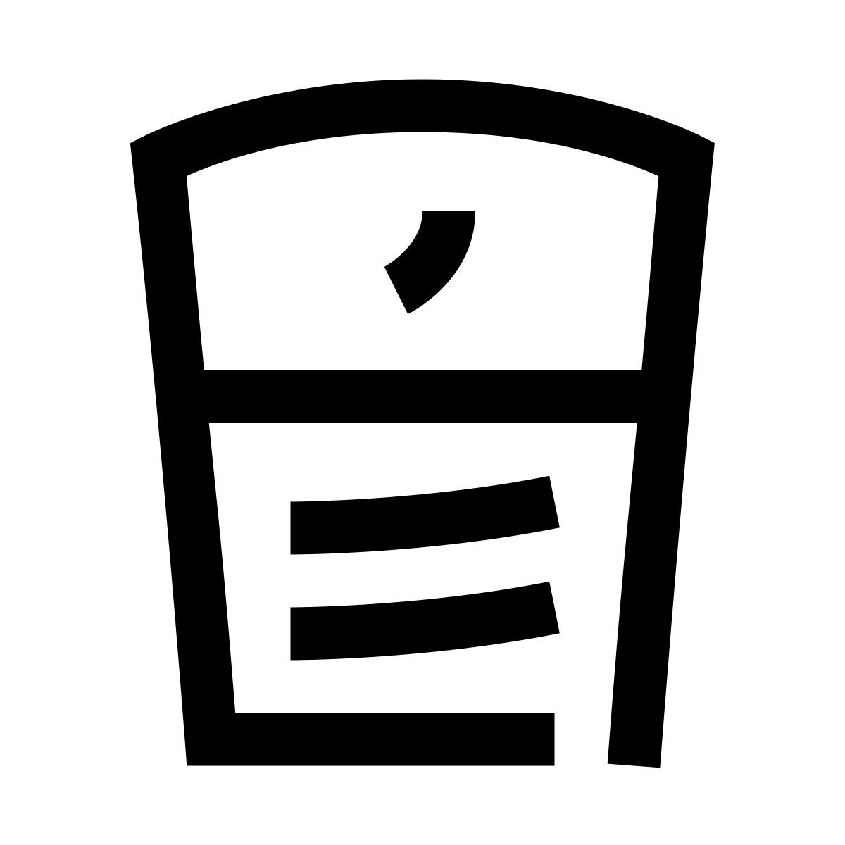 hieroglyphs style body camera icon