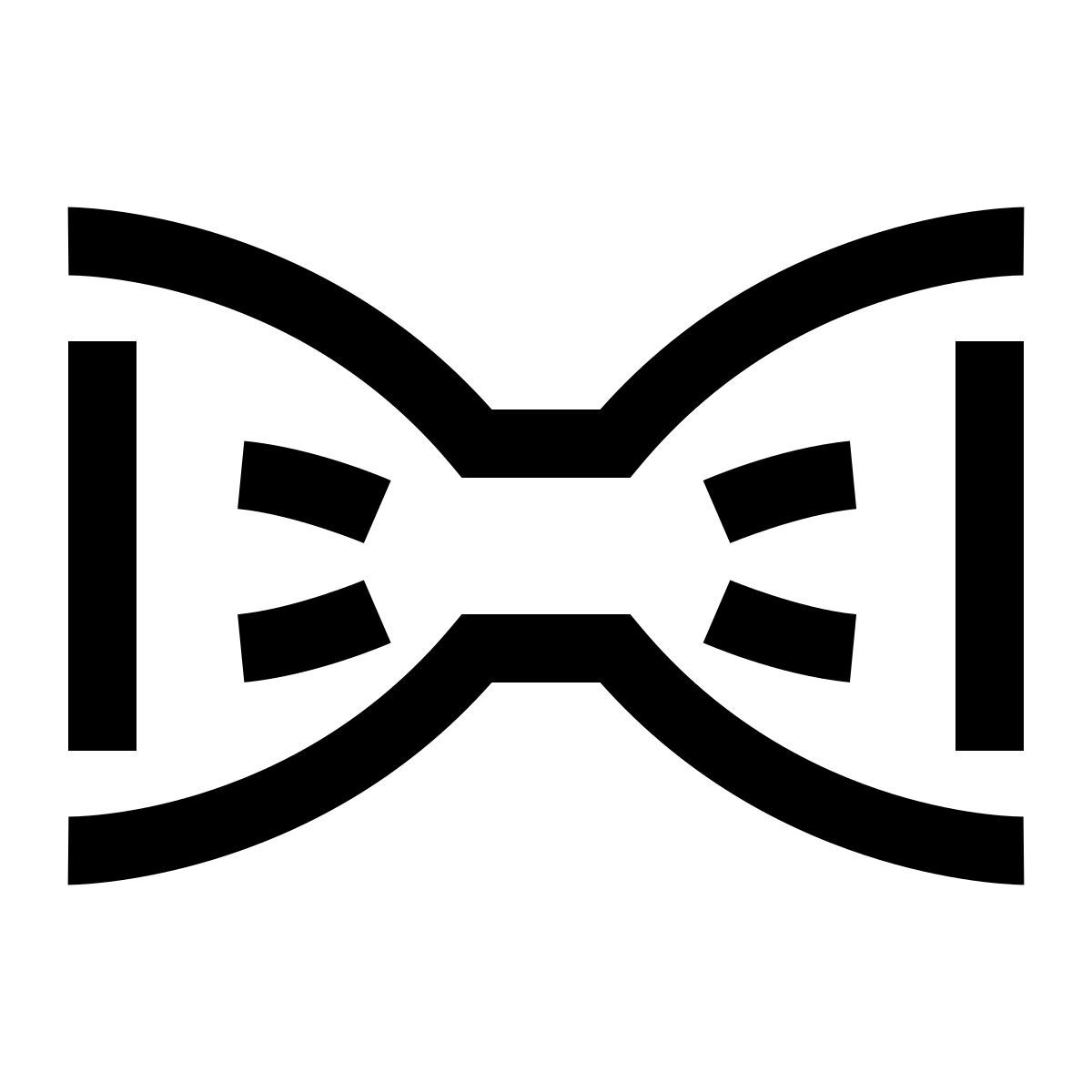 hieroglyphs style nœud papillon icon