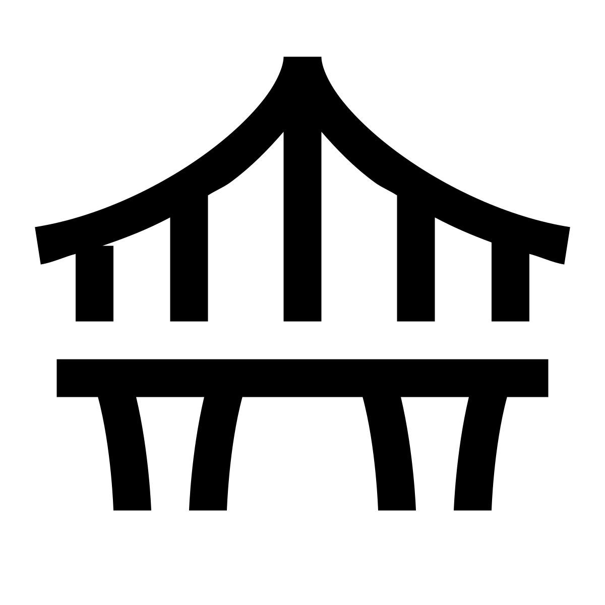 hieroglyphs style 橋 icon