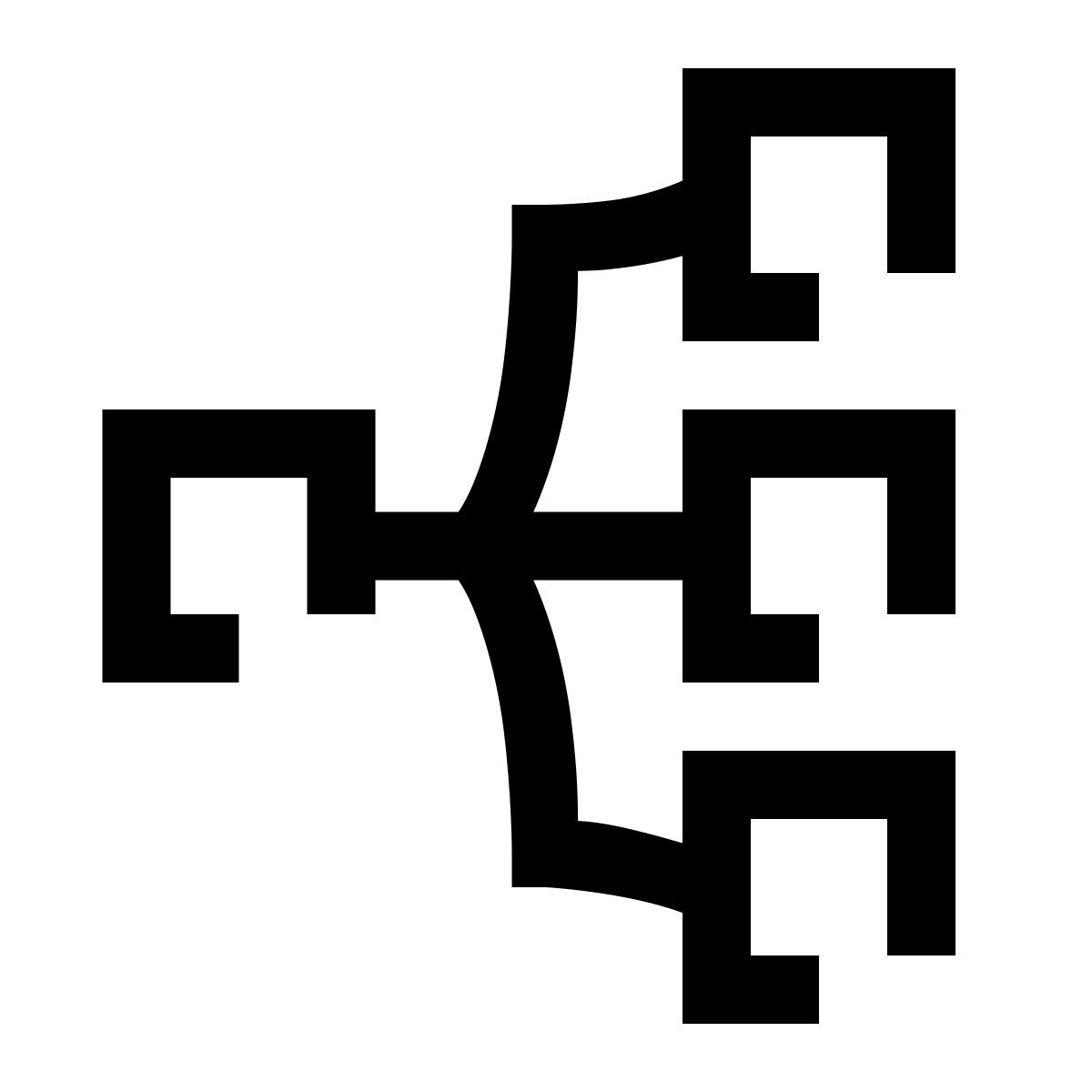 hieroglyphs style mehrpunktverbindung icon