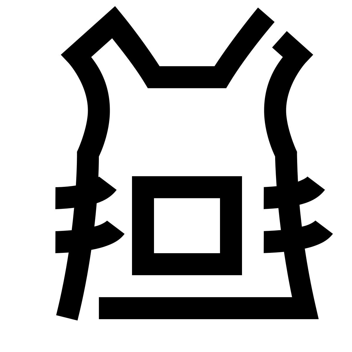 hieroglyphs style kugelsichere weste icon