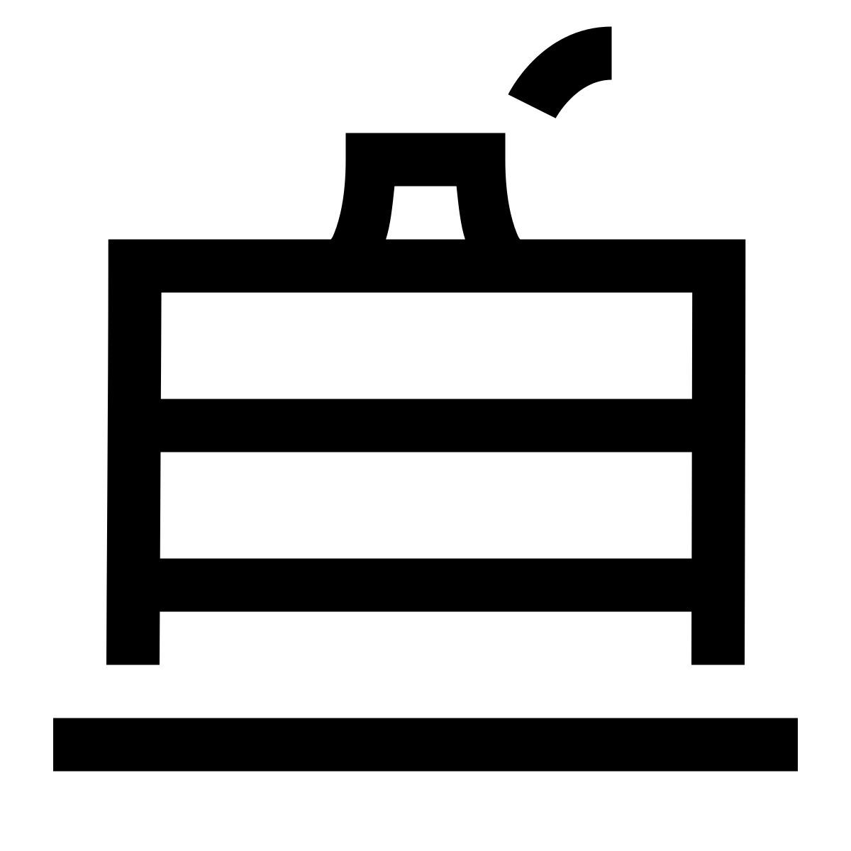 hieroglyphs style gâteau icon