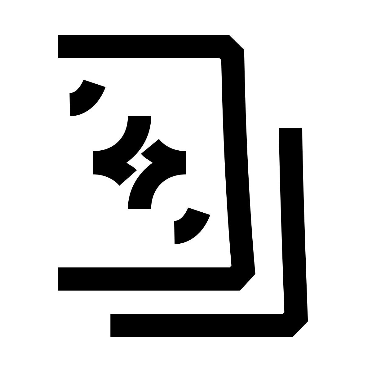 hieroglyphs style cartas icon
