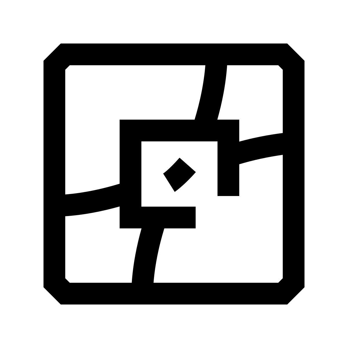 hieroglyphs style cd icon
