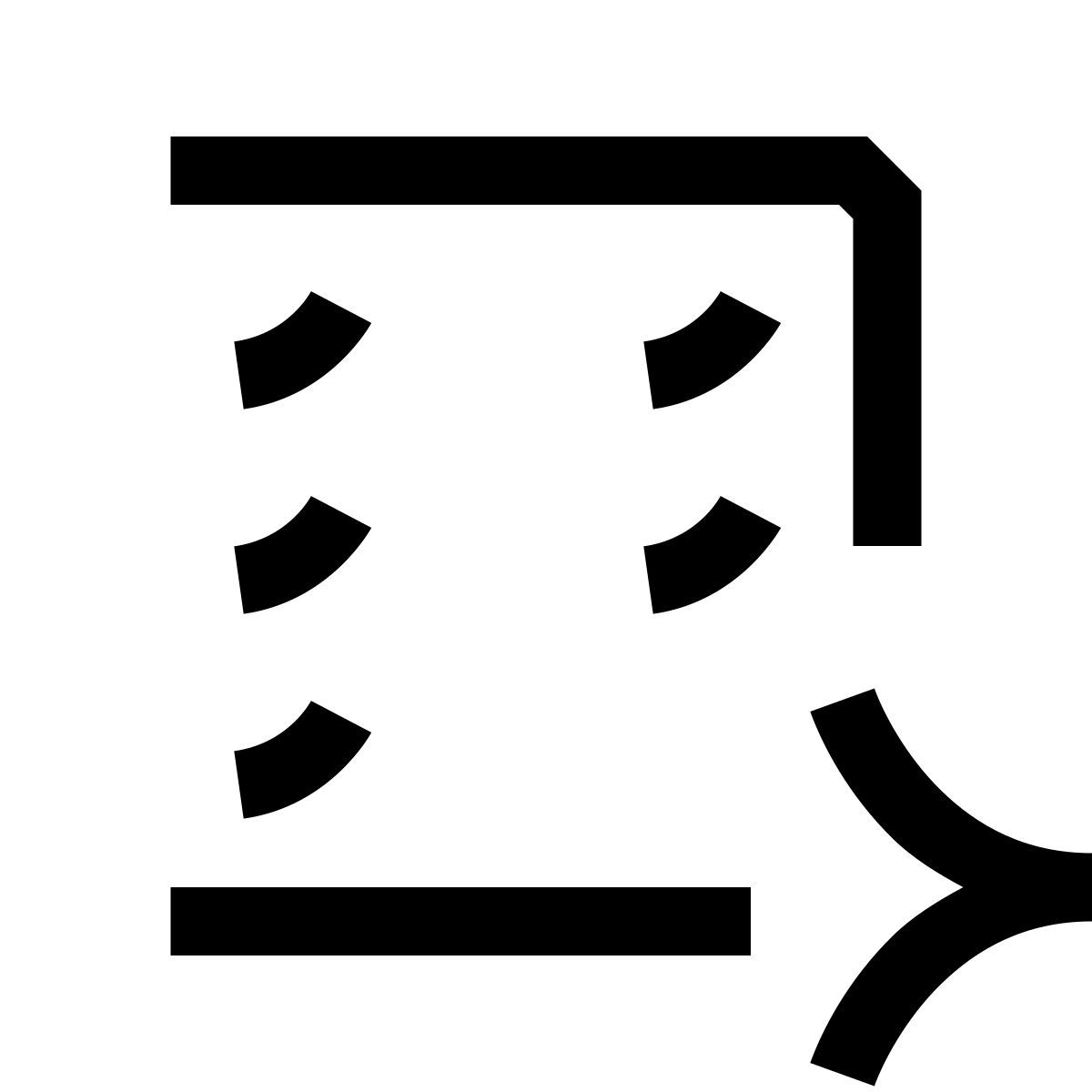 hieroglyphs style cinema film play icon