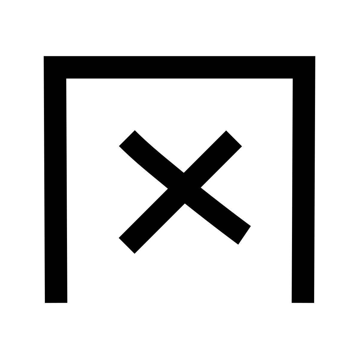 hieroglyphs style fermer la fenêtre icon