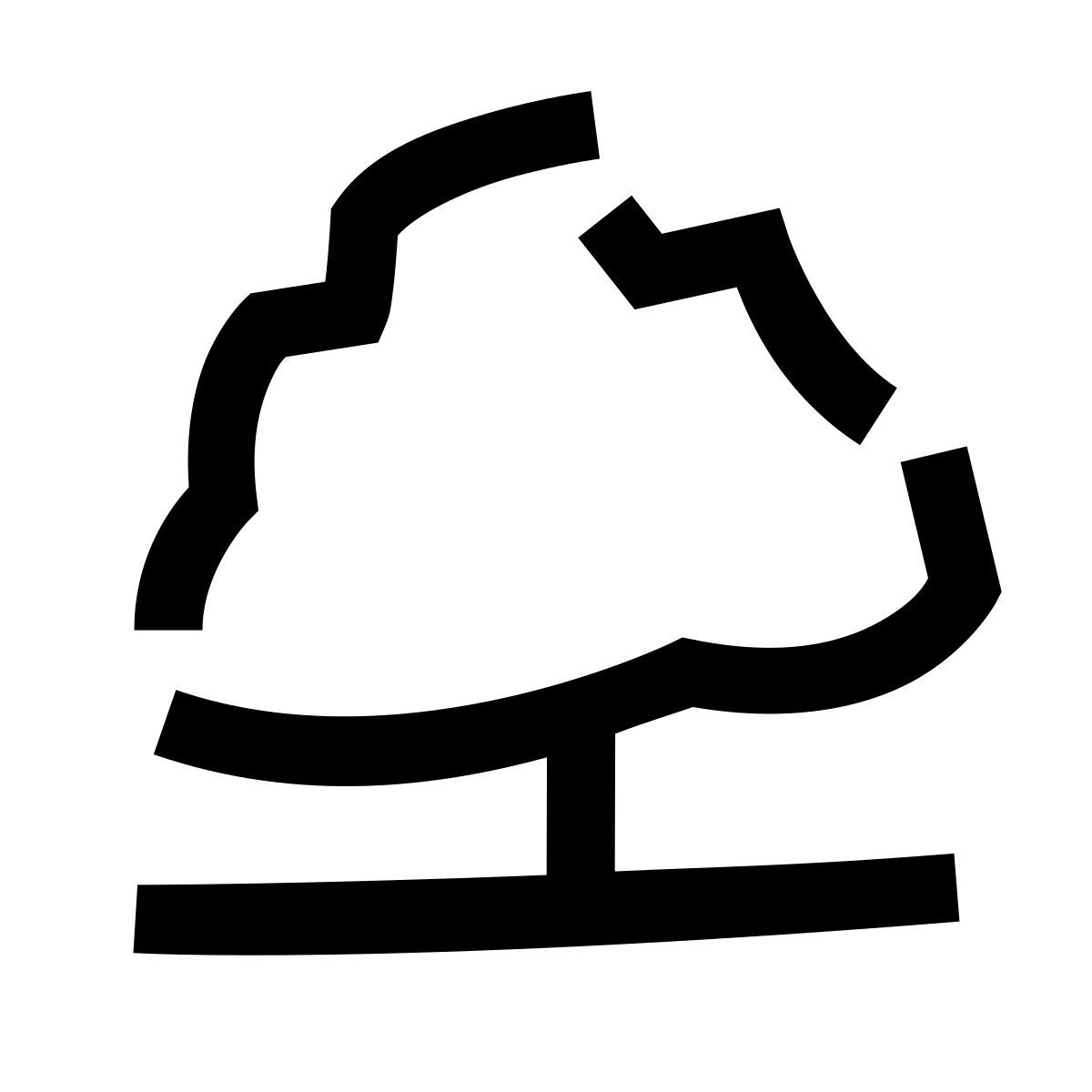 hieroglyphs style cloud connection icon