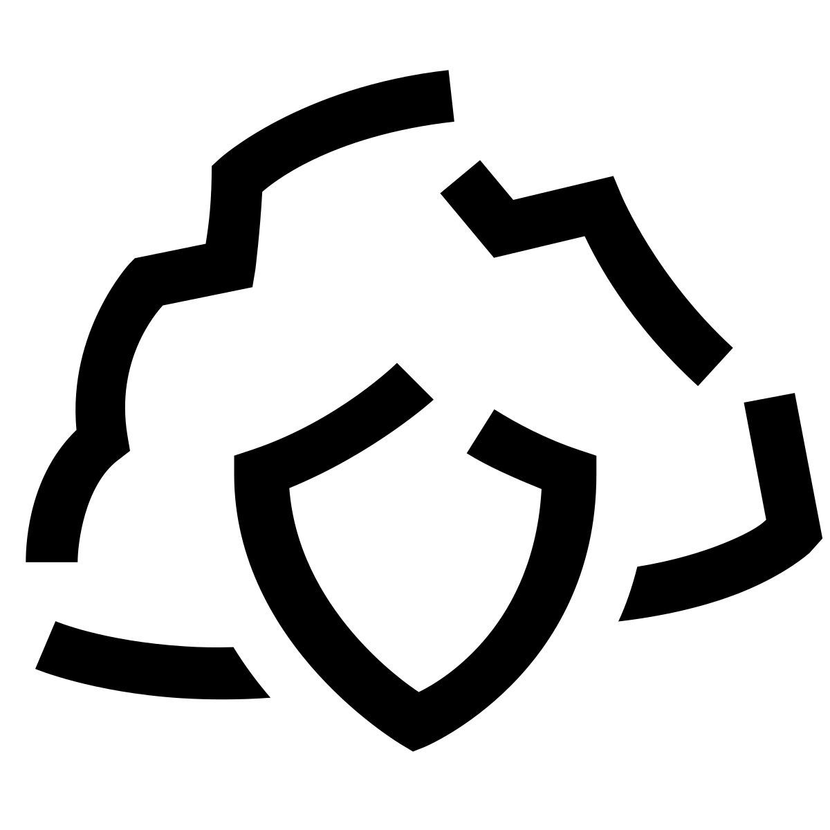 hieroglyphs style cloud firewall icon