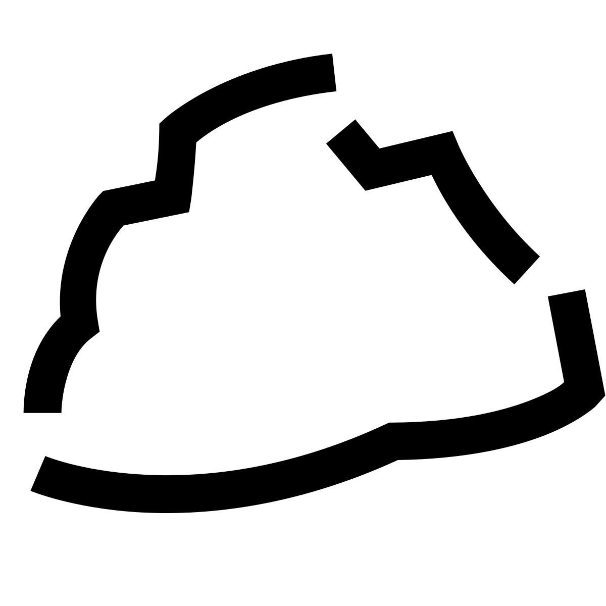 hieroglyphs style cloud icon