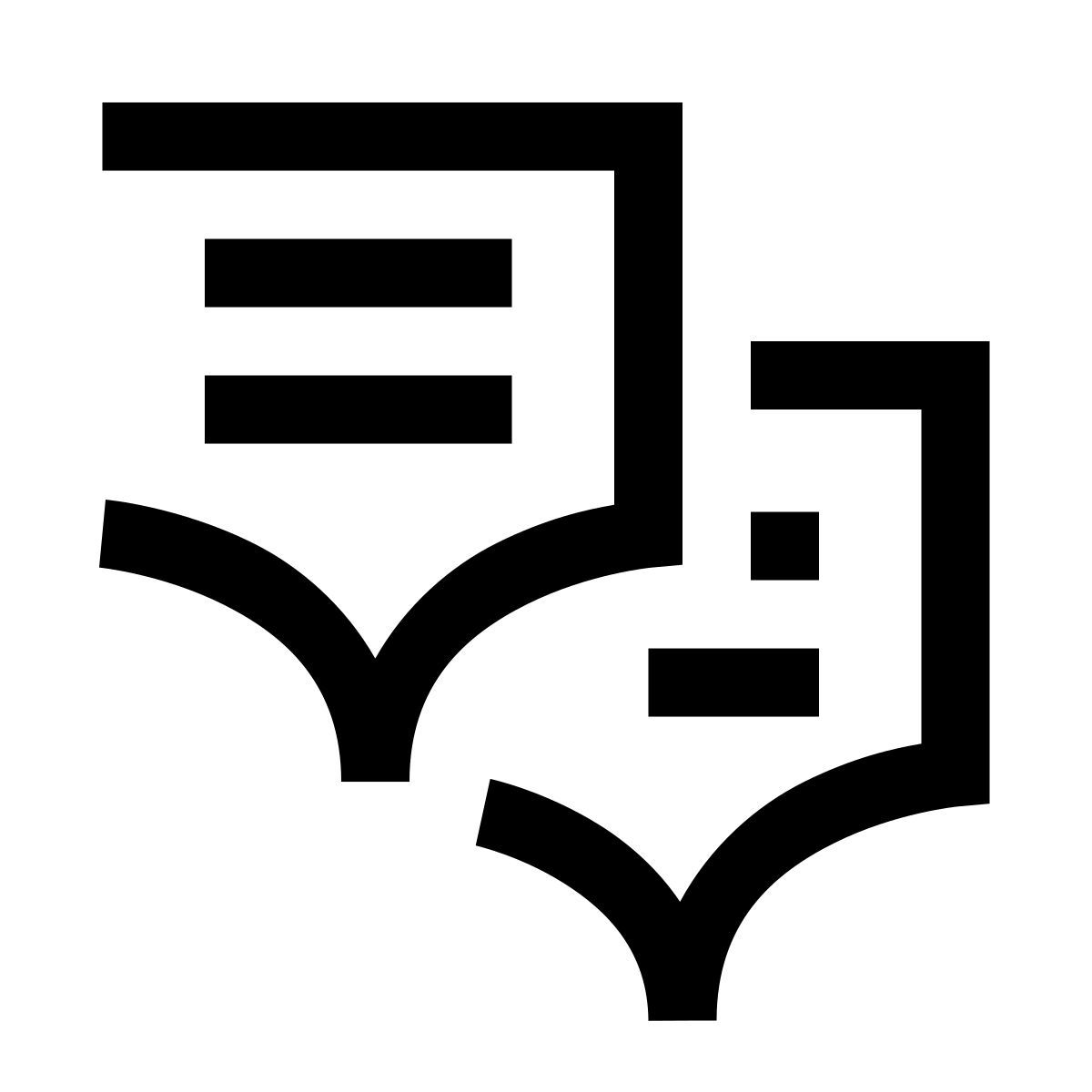 hieroglyphs style communication icon